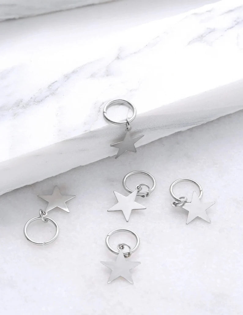 Star Hair Rings