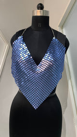 Blinged Backless Top