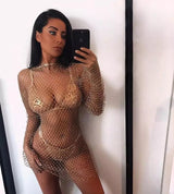 Mesh Diamond Dress