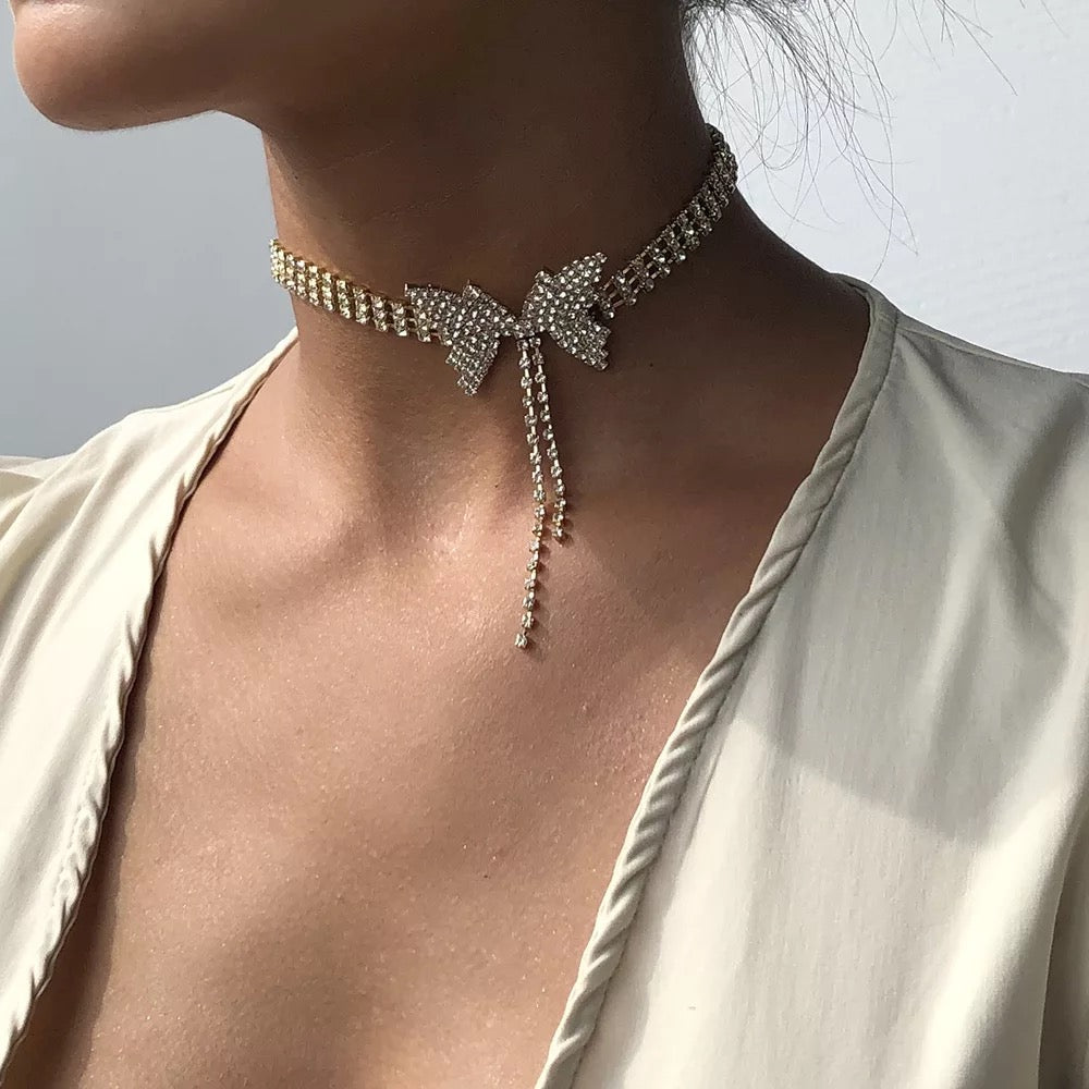 Bling Butterfly Choker