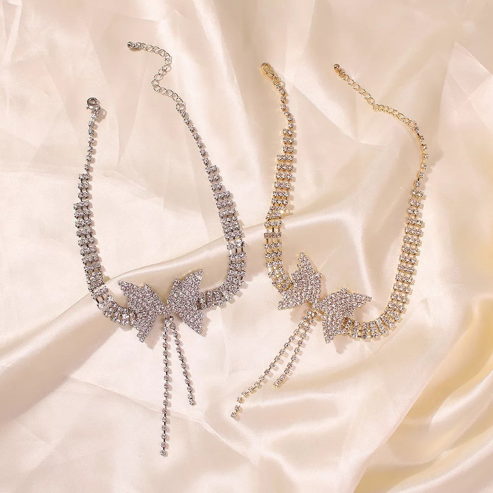 Bling Butterfly Choker