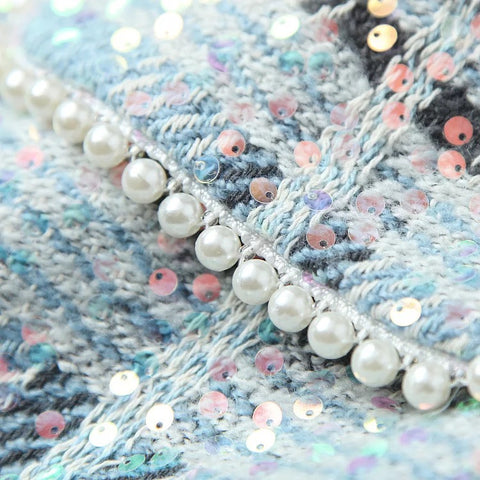 Amber Pearl Two Piece Blazer and Mini Skirt Set