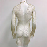 Mesh Diamond Dress